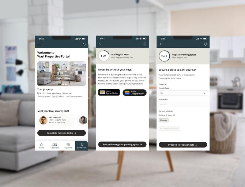 Real estate app UI